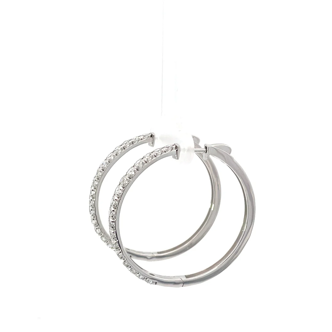 Lab Grown Diamonds Hoops - Image 2