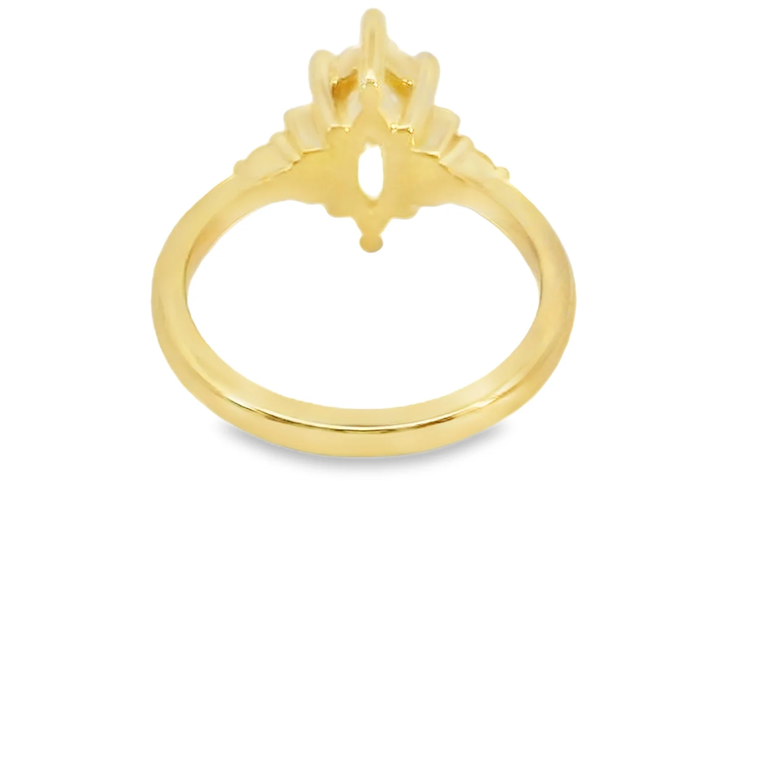 Lab Grown Marquise Engagement Ring - Image 3