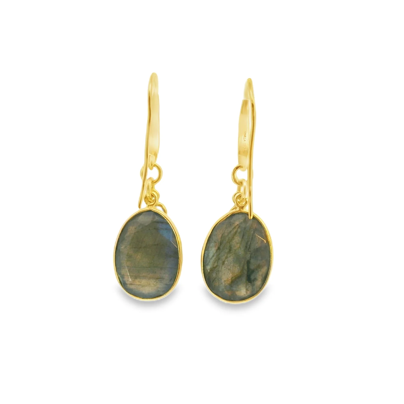 Labradorite Vermeil Earrings - Image 3