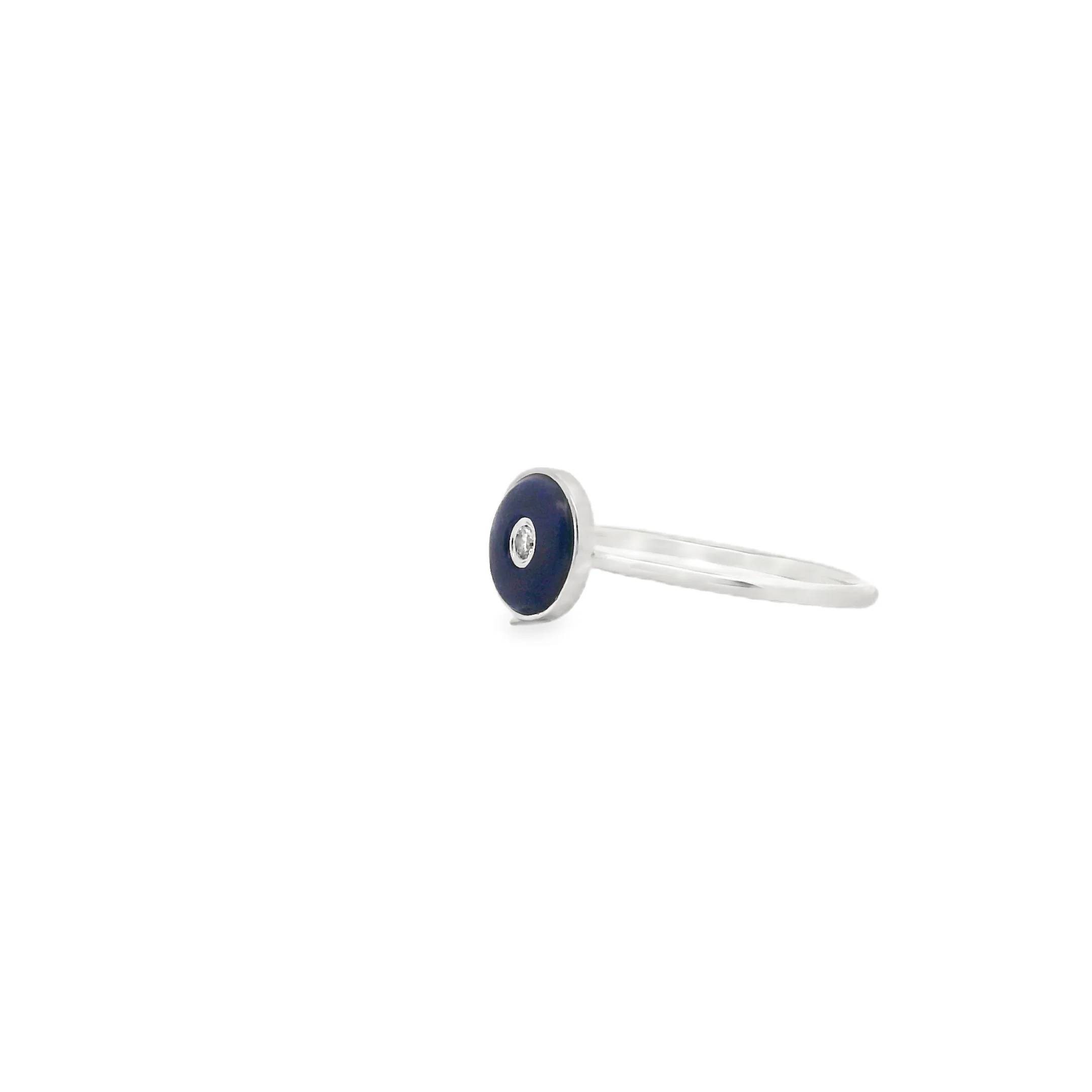 Lapis & Diamond  Ring - Image 2