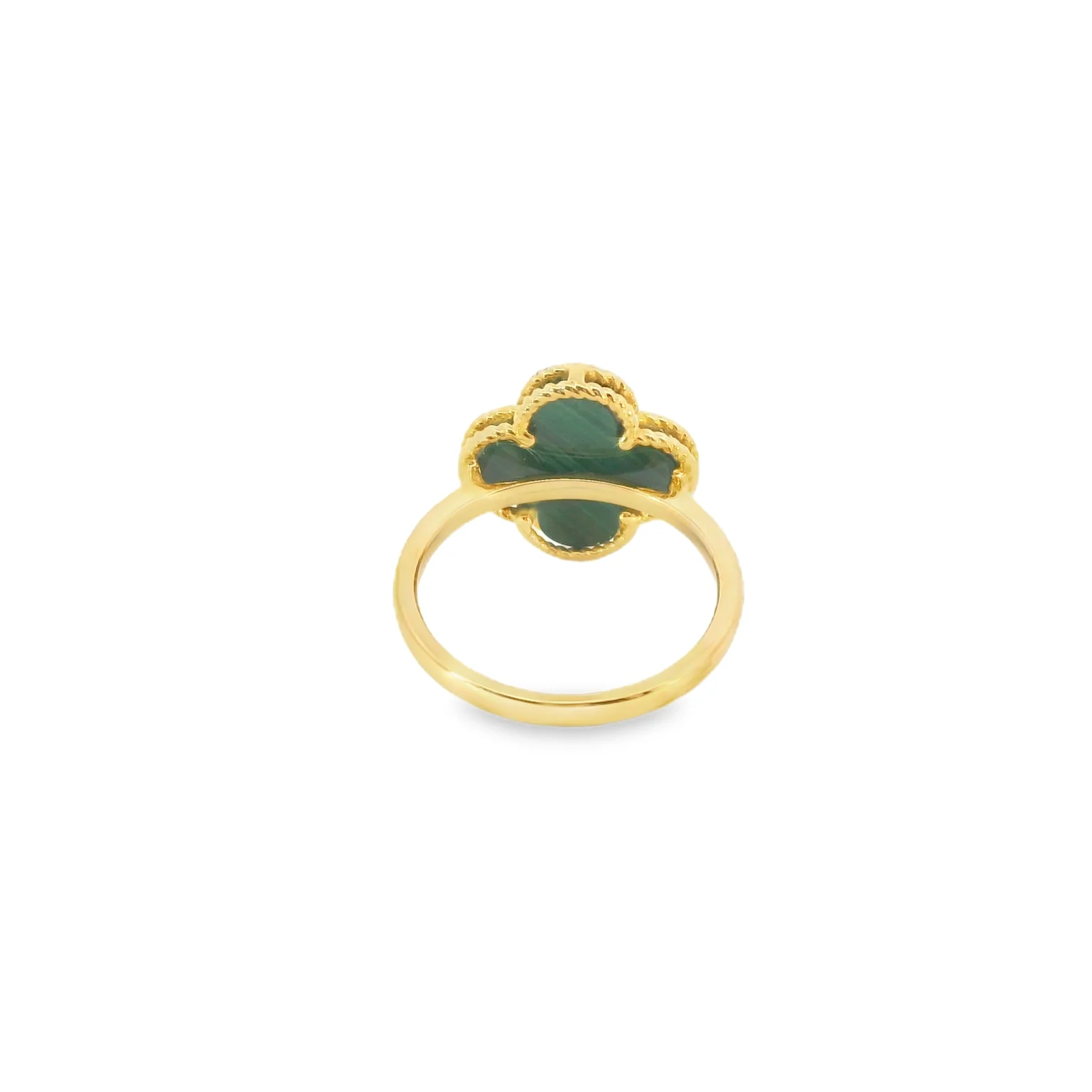 Malachite Clover Ring - Image 3