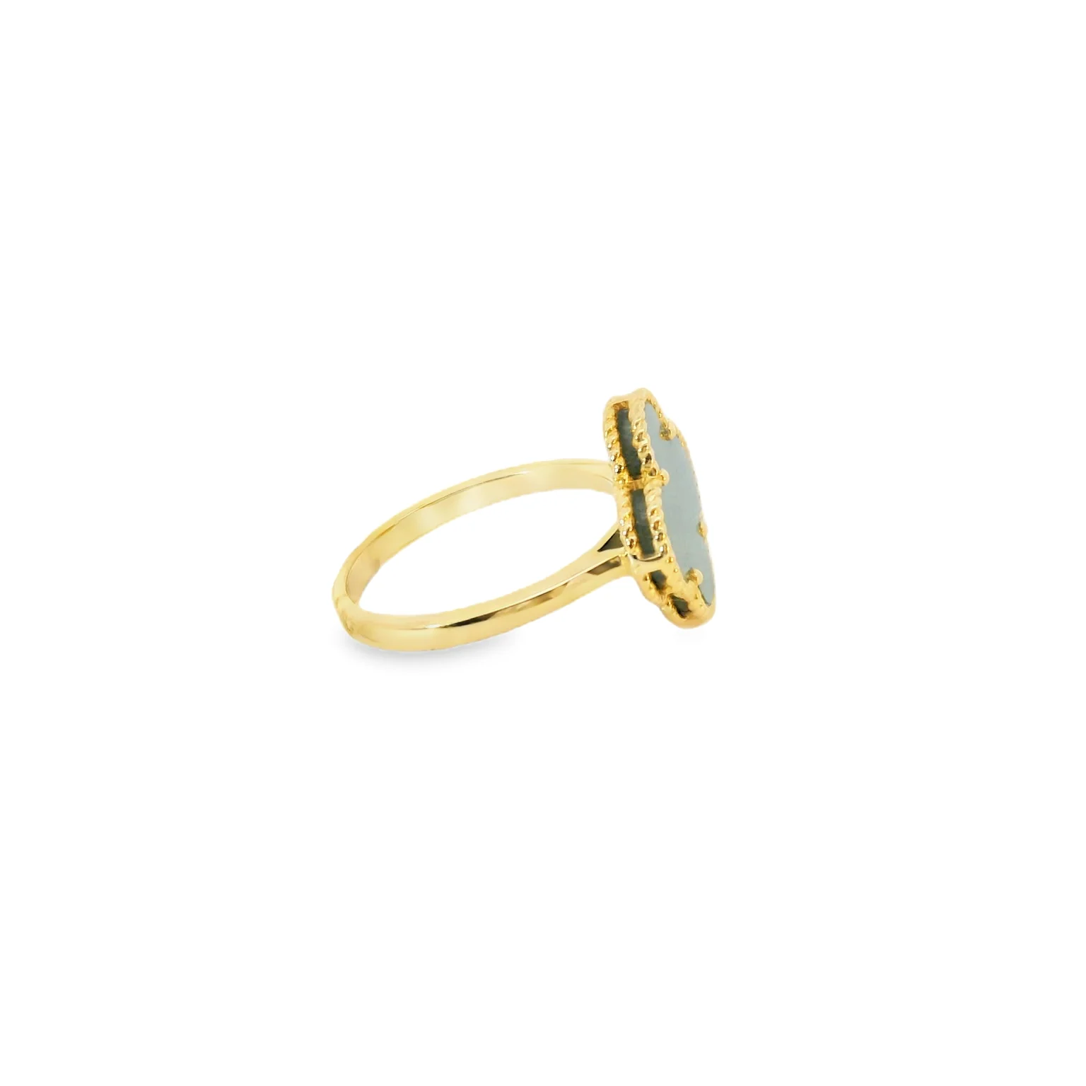 Malachite Clover Ring - Image 4