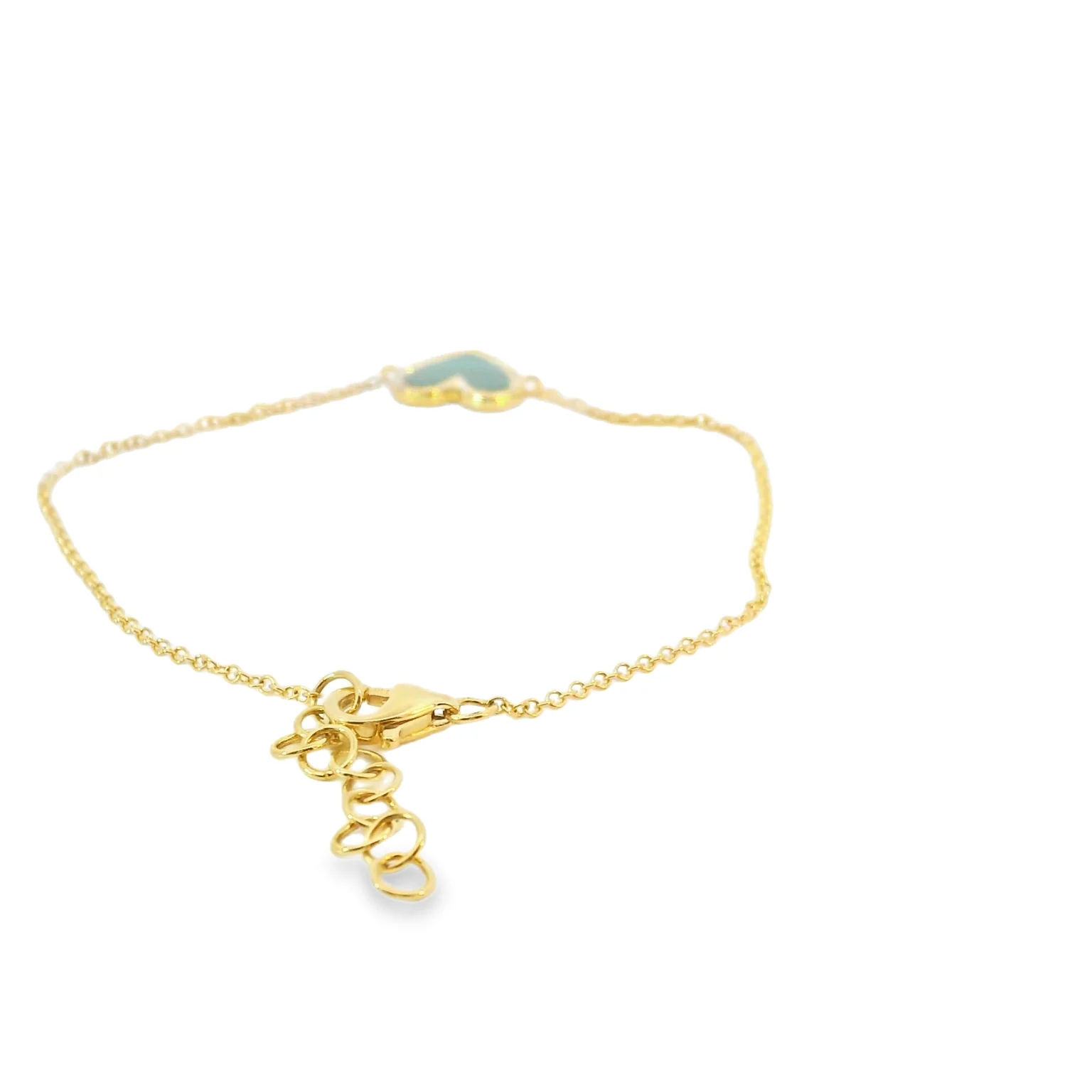 Malachite Heart Bracelet - Image 3
