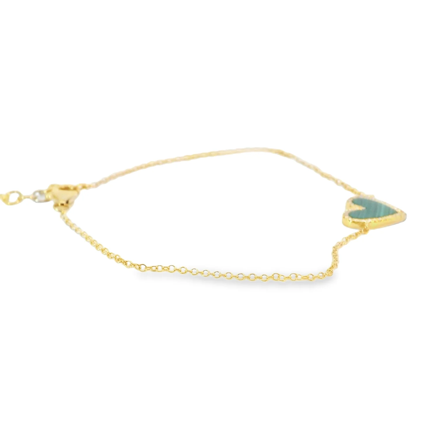 Malachite Heart Bracelet - Image 4