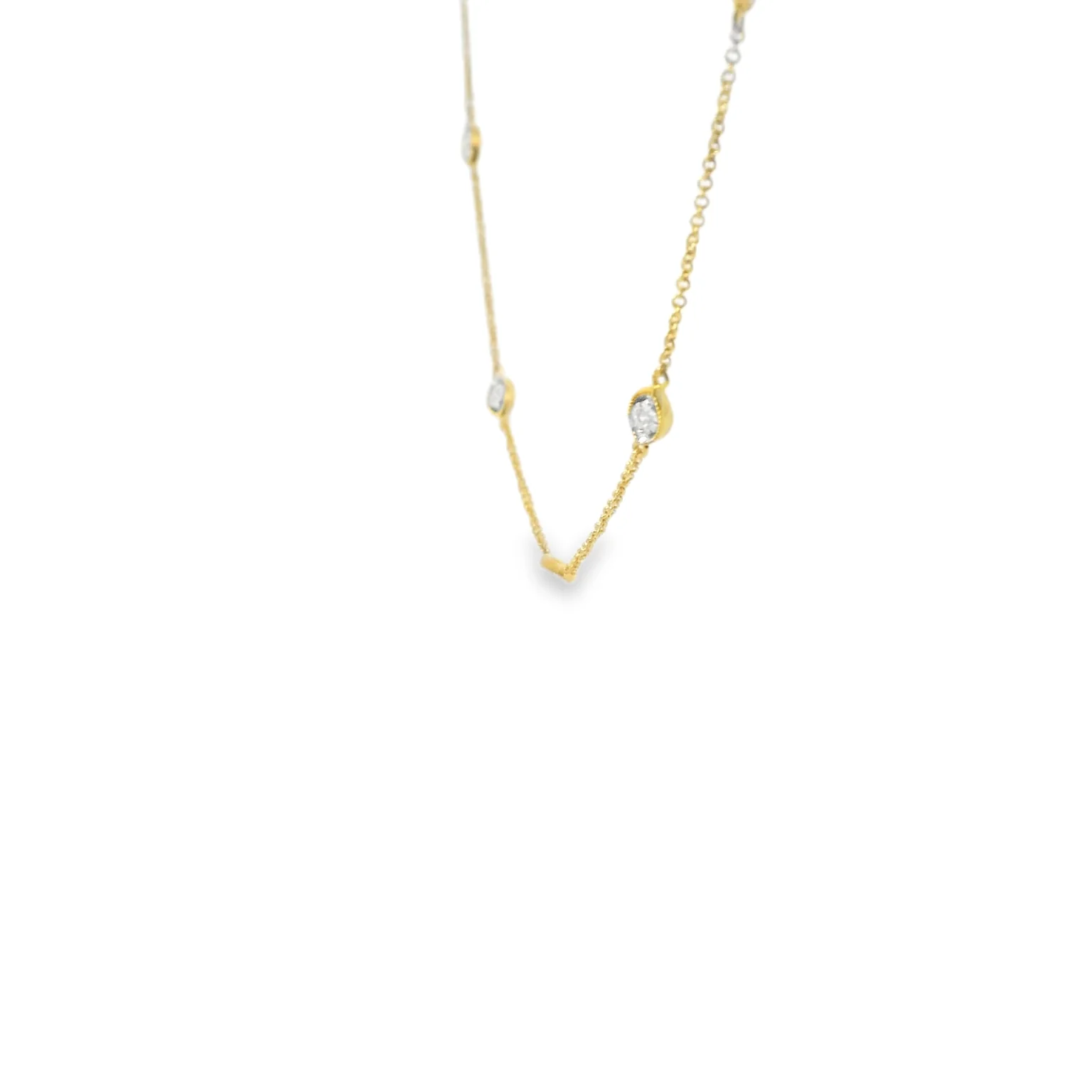 Marquise Illusion Station Necklace - Image 2