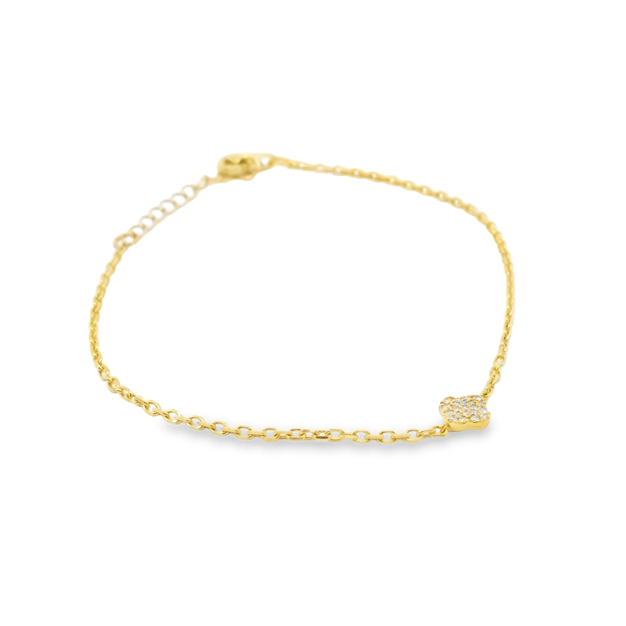 Mini Clover Charm Bracelet - Image 2