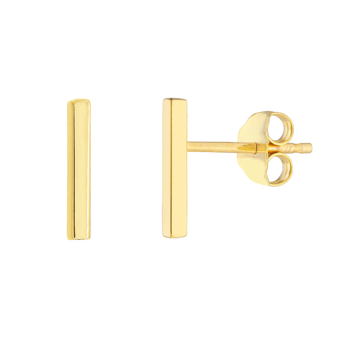 Mini Gold Bar Studs - Image 2