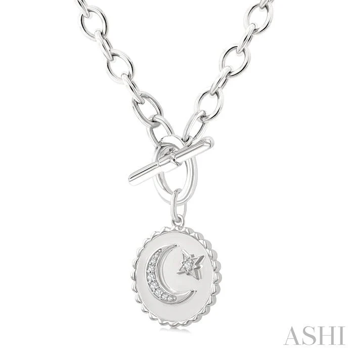 Moon and Star Medallion Pendant - Image 2