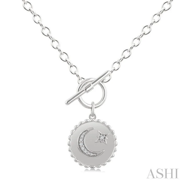 Moon and Star Medallion Pendant - Image 3