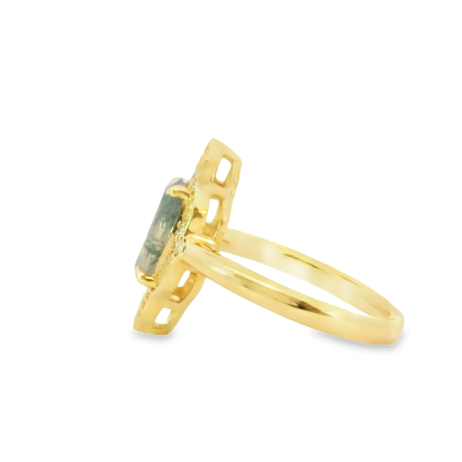 Moss Agate Ring - Image 2