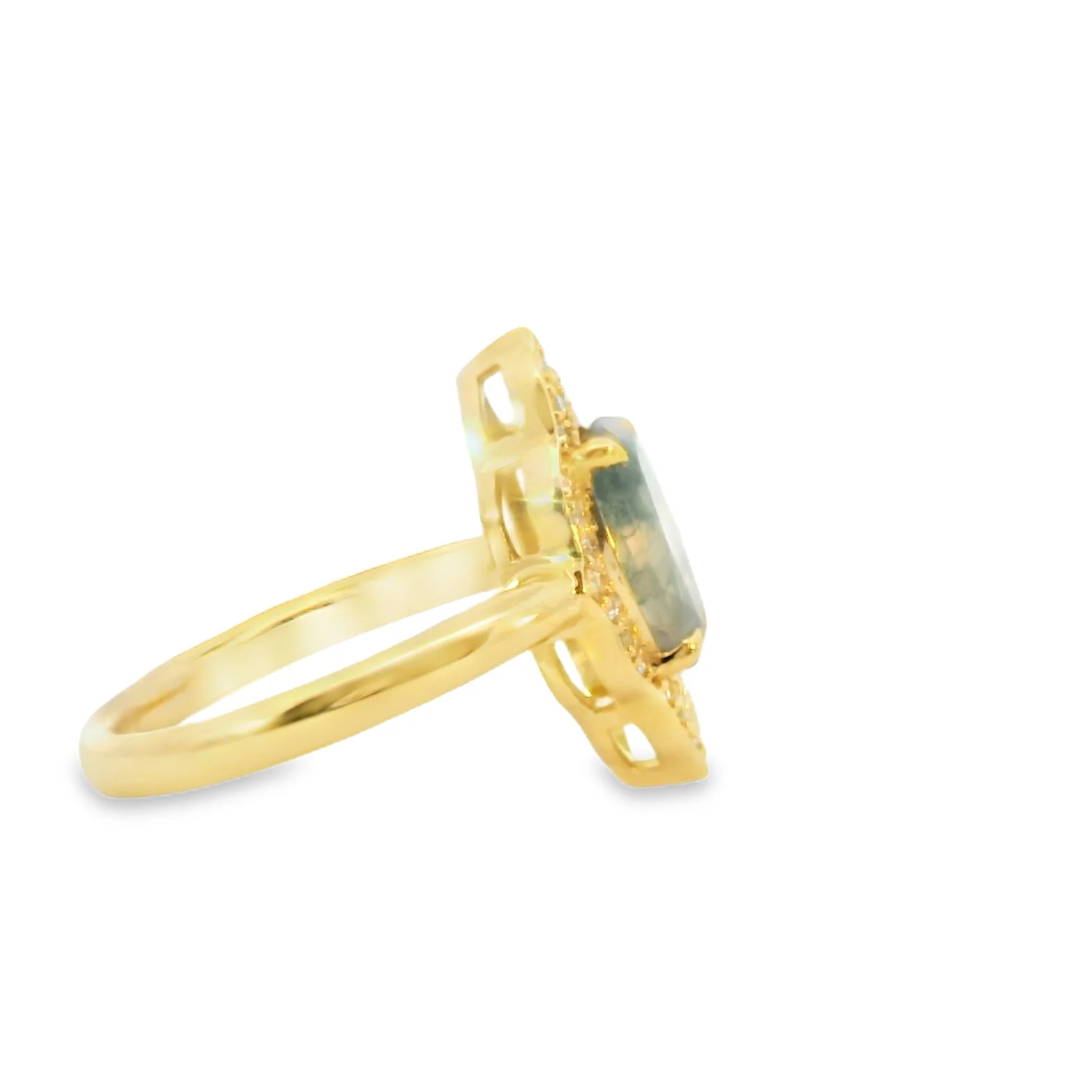 Moss Agate Ring - Image 4