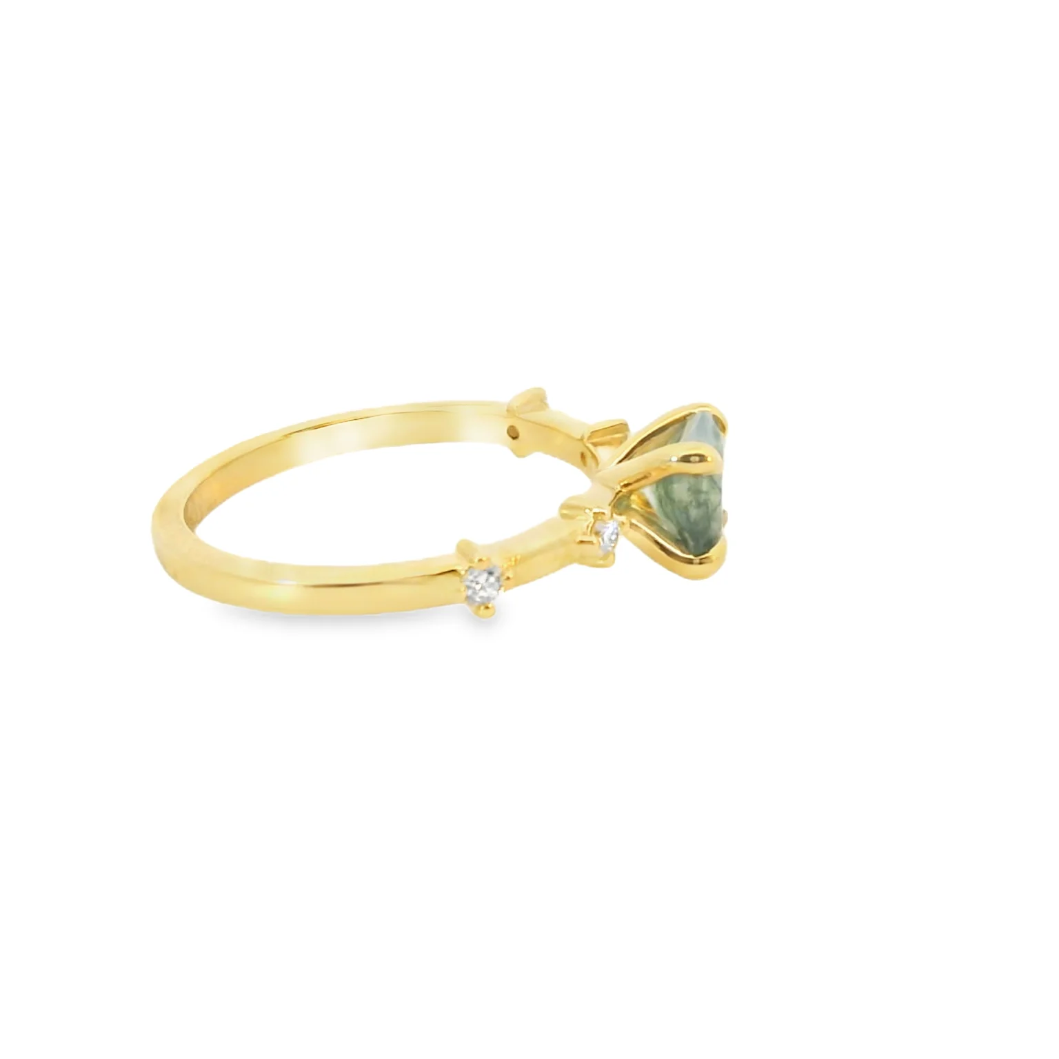 Moss Agate Ring - Image 4
