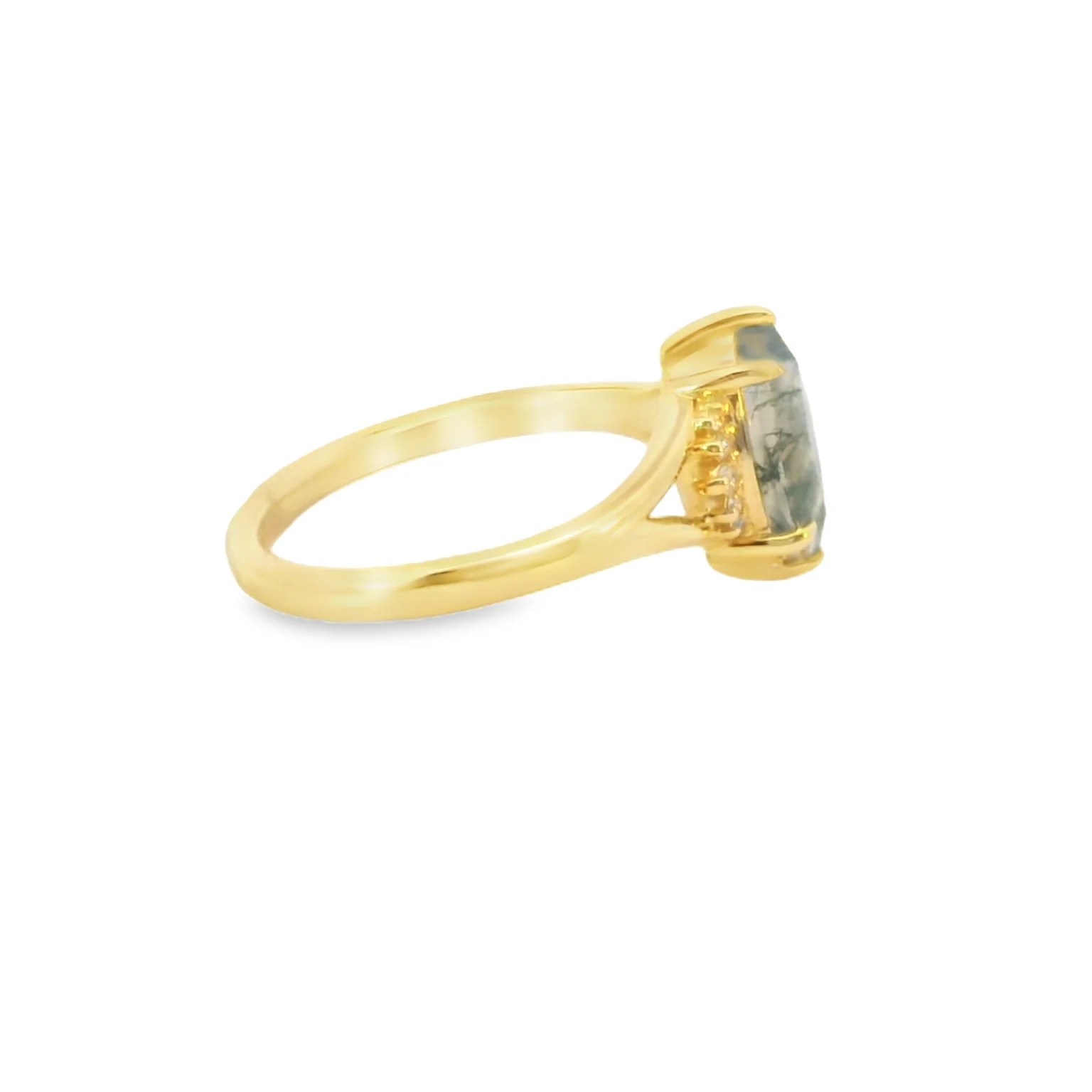 Moss Agate Ring - Image 4