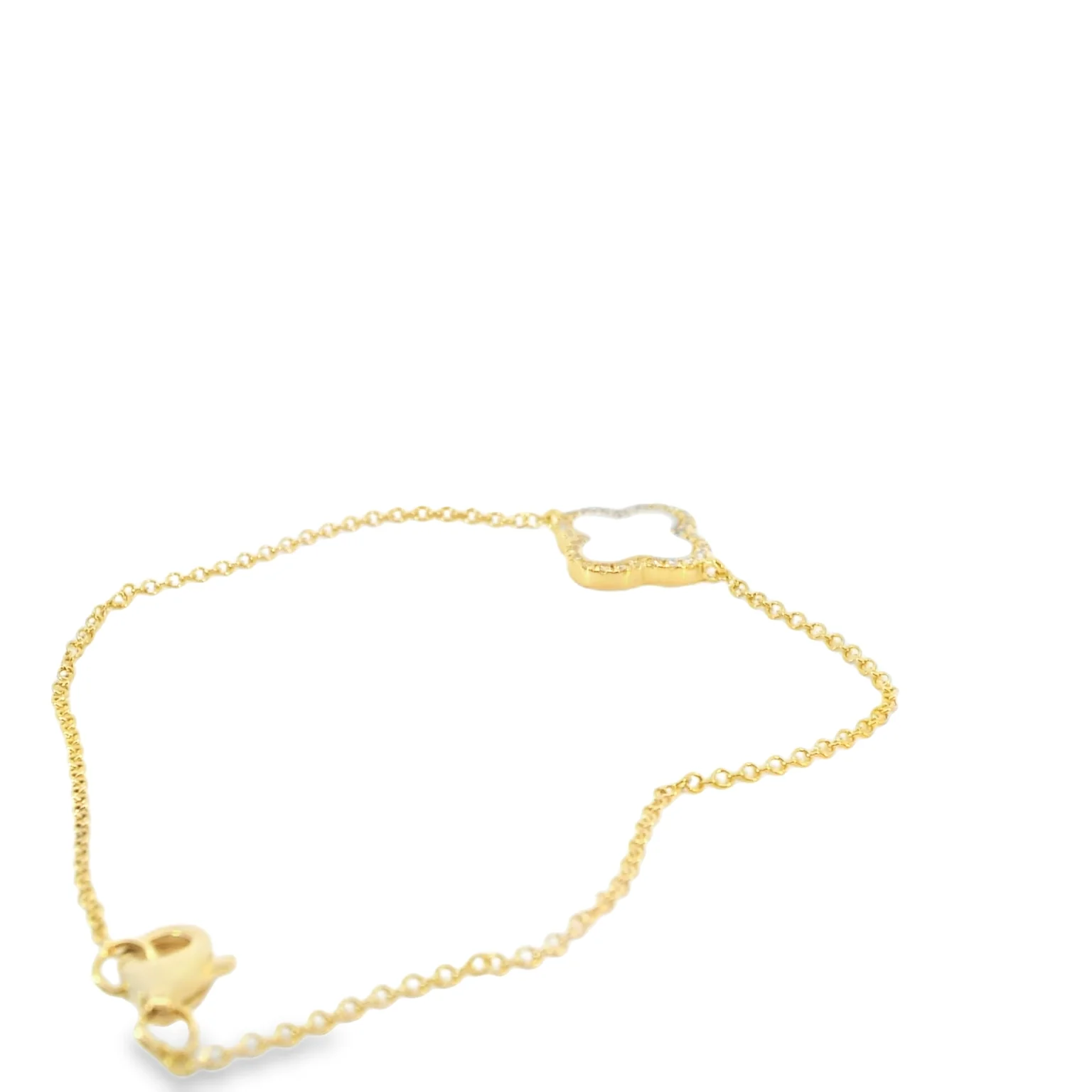 Mother of Pearl Clover Bracelet - Image 3
