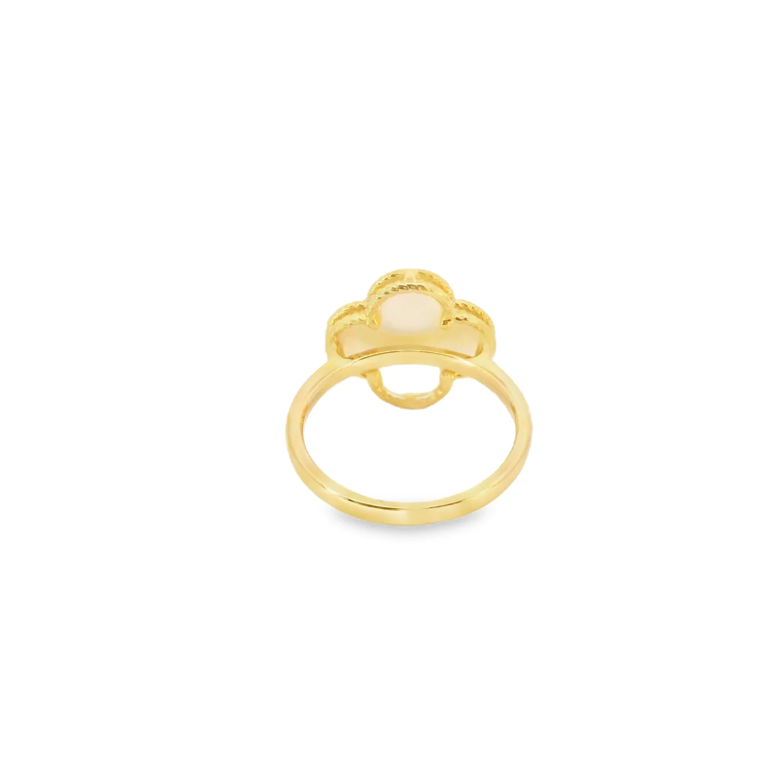 Mother Of Pearl Clover Ring - Image 3
