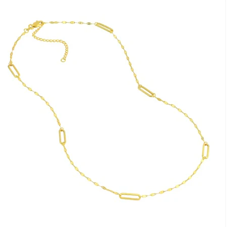 Open Link and High Polish Flat Chain - Image 3