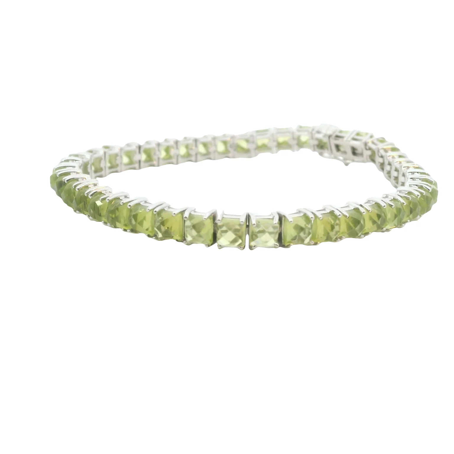 Peridot Tennis Bracelet - Image 3