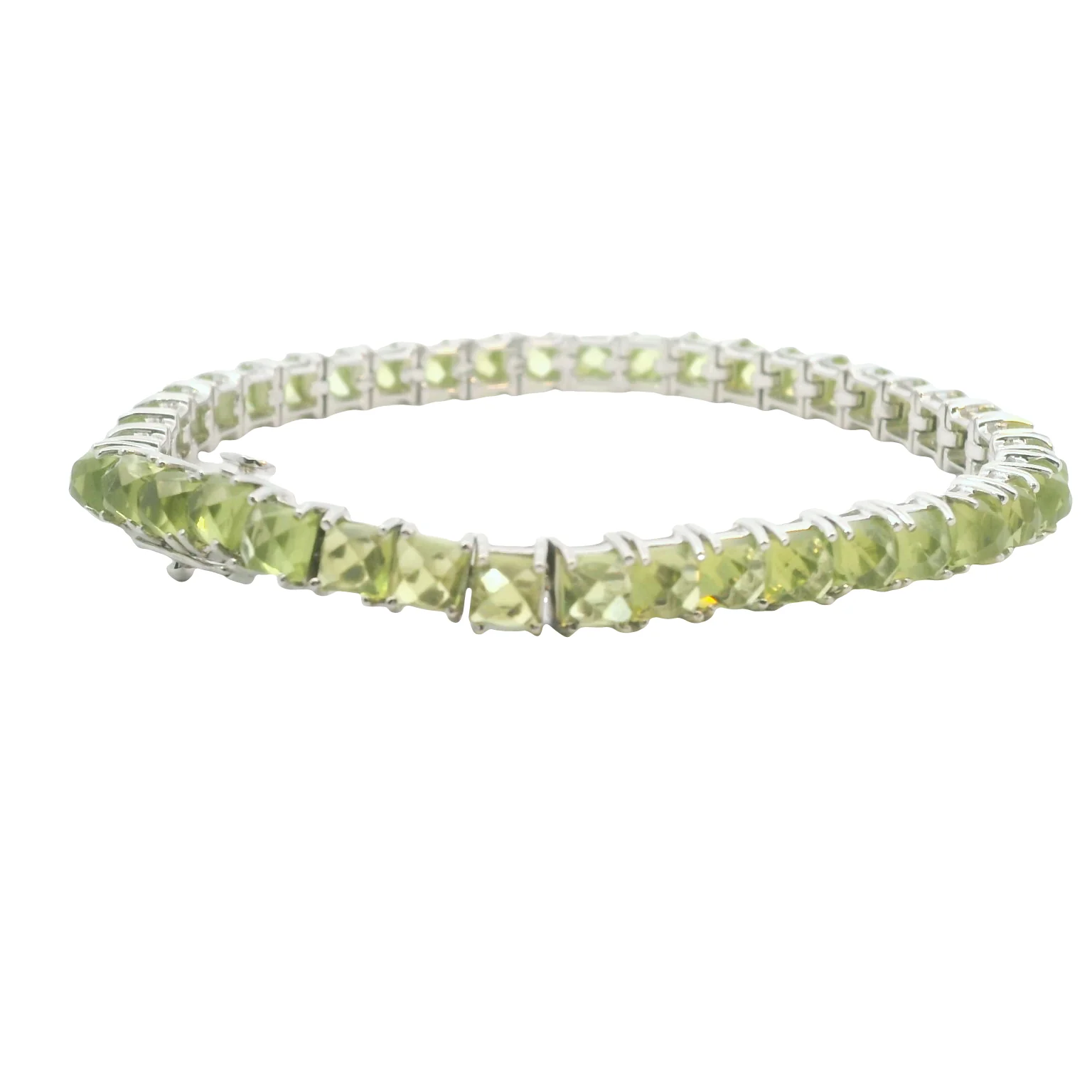 Peridot Tennis Bracelet - Image 4