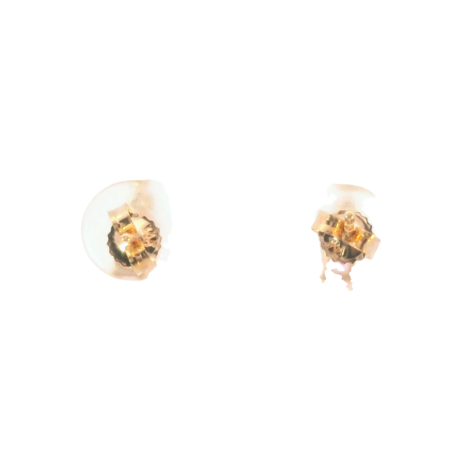 Pink Sapphire and Diamond Studs - Image 3