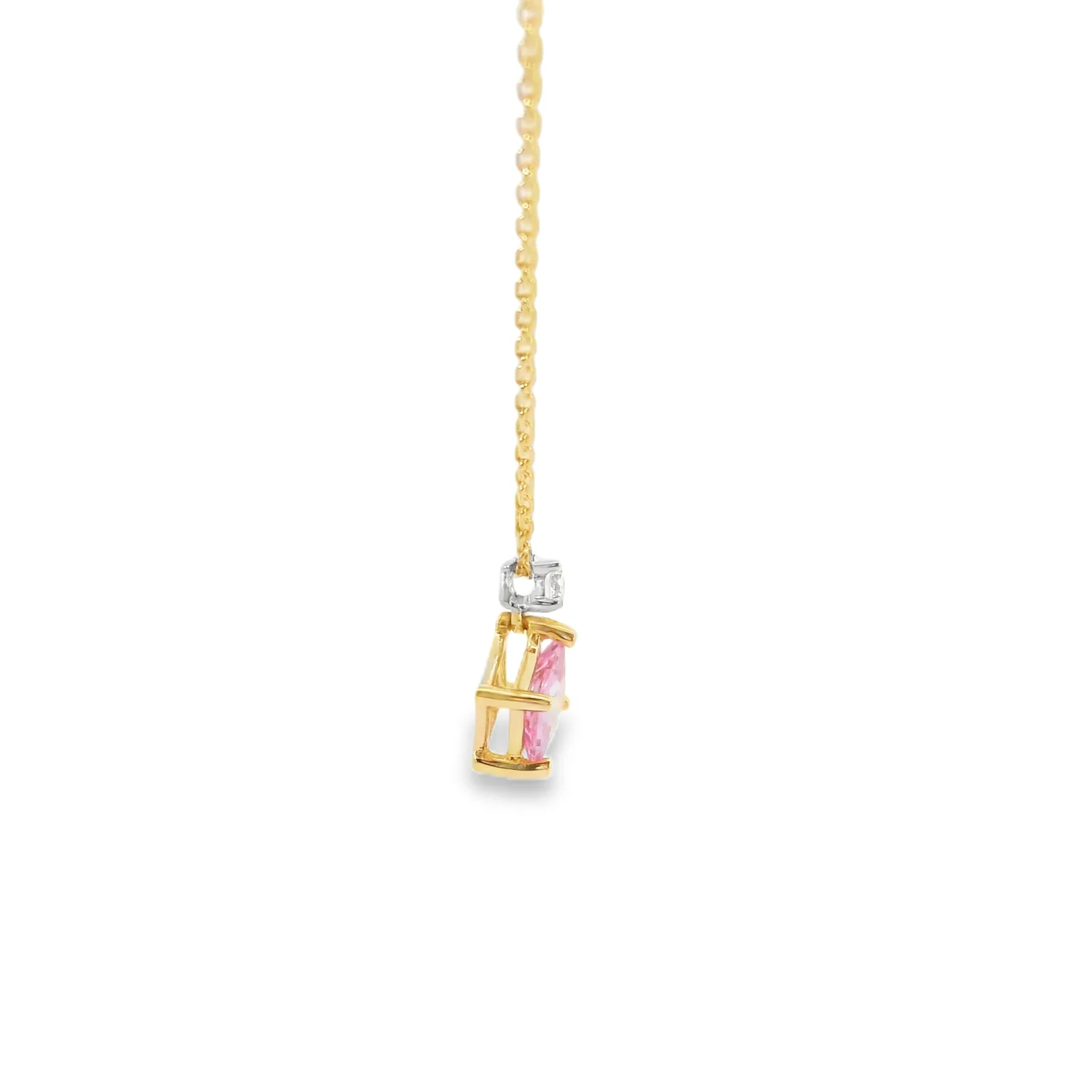 Pink Sapphire Pendant - Image 2
