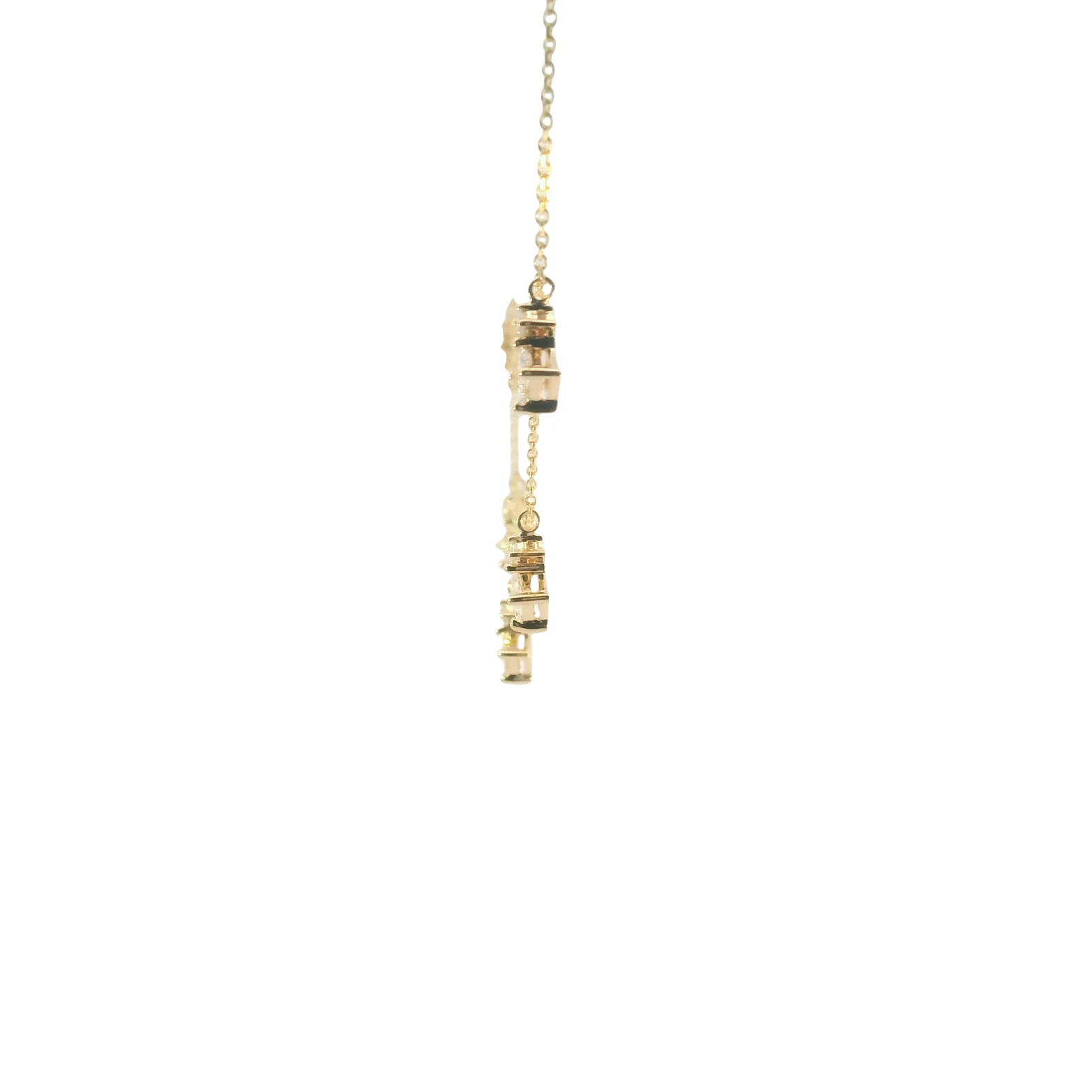 Princess Diamond Station Necklace - Image 2