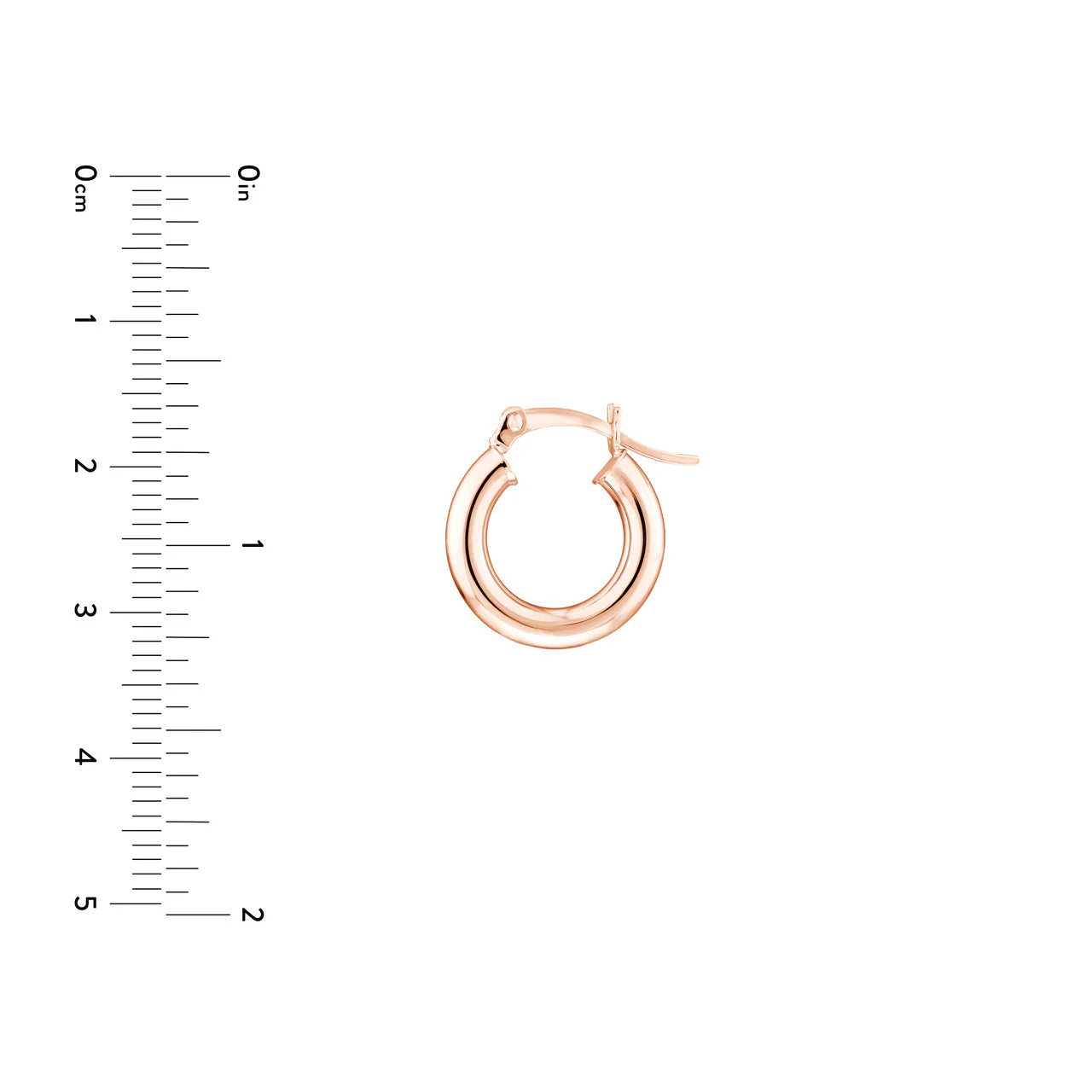 Rose Gold Huggies - Image 4