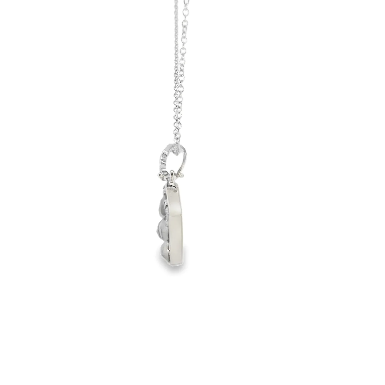 Salt and Pepper Diamond Pendant - Image 4