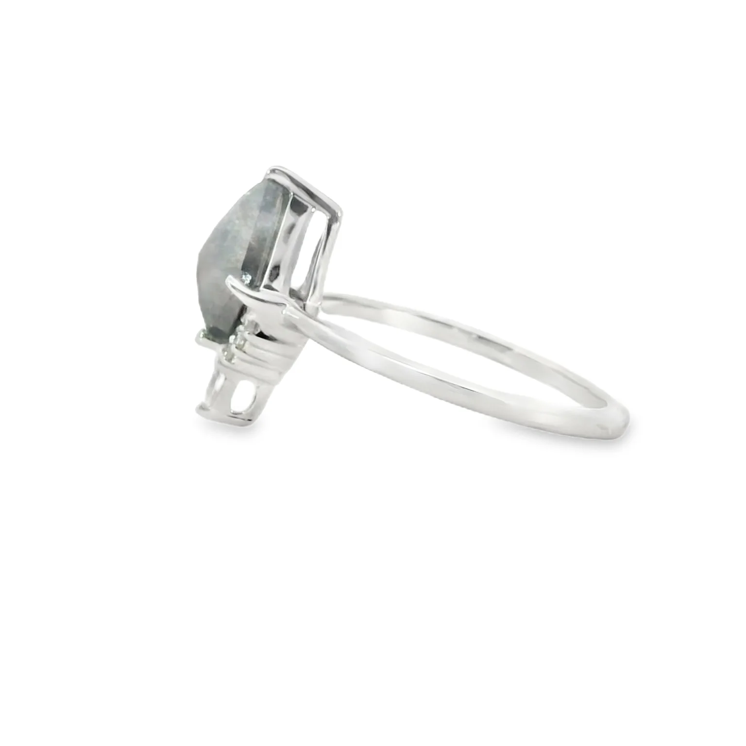 Salt and Pepper Diamond Ring - Image 2
