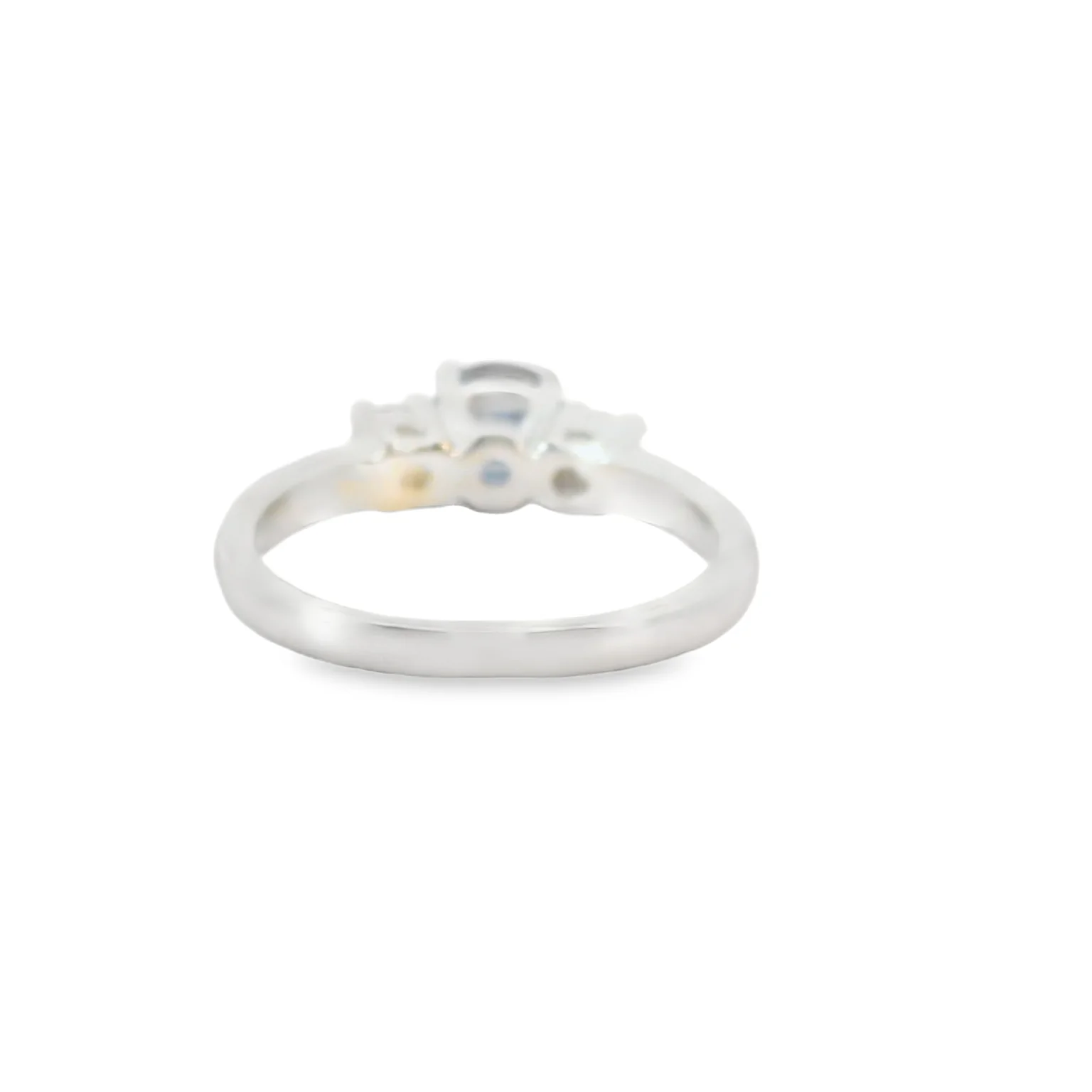 Sapphire and Diamond Three Stone Ring - Image 3