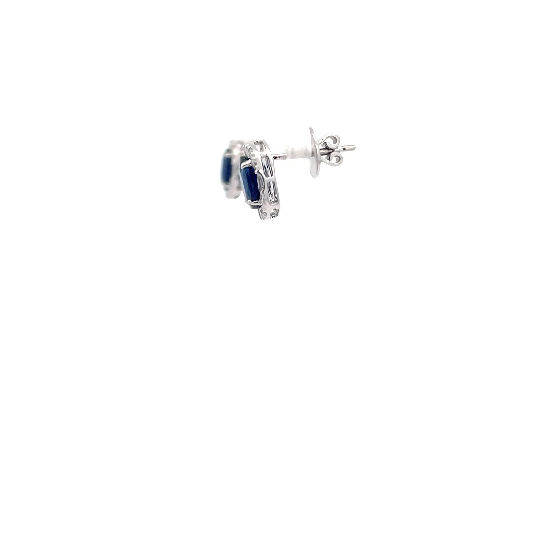 Sapphires and Diamonds Studs - Image 2