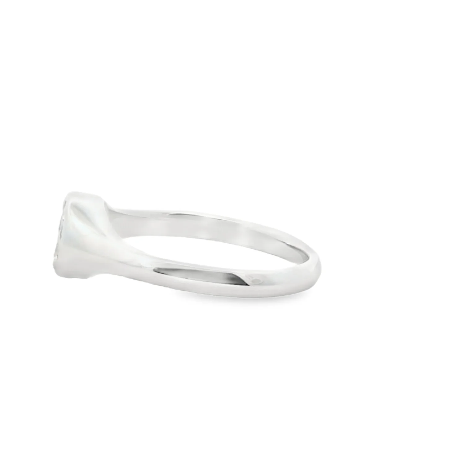 Signet Diamond Cluster Ring - Image 2