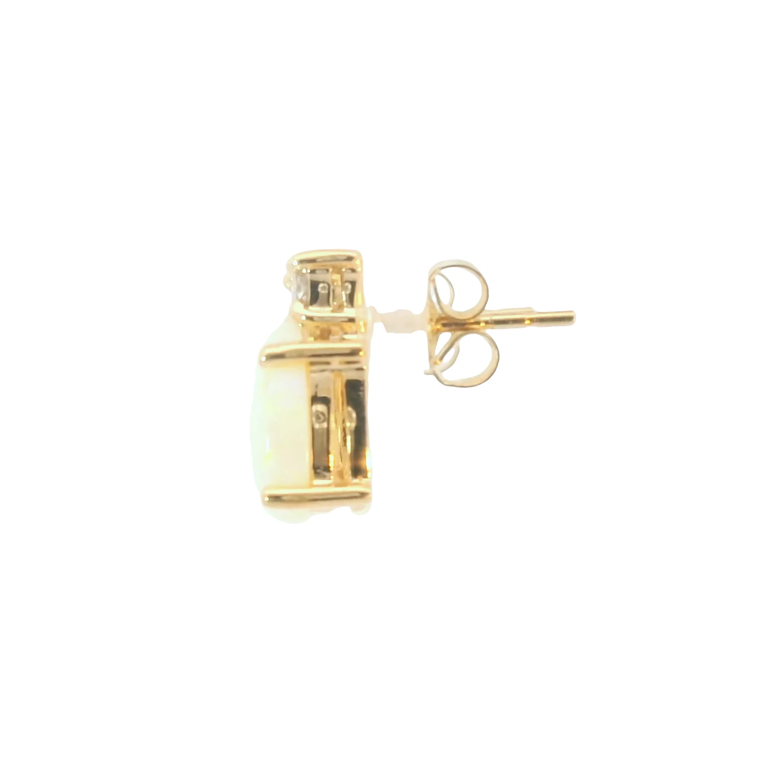 Studs with Opals and Diamonds - Image 2