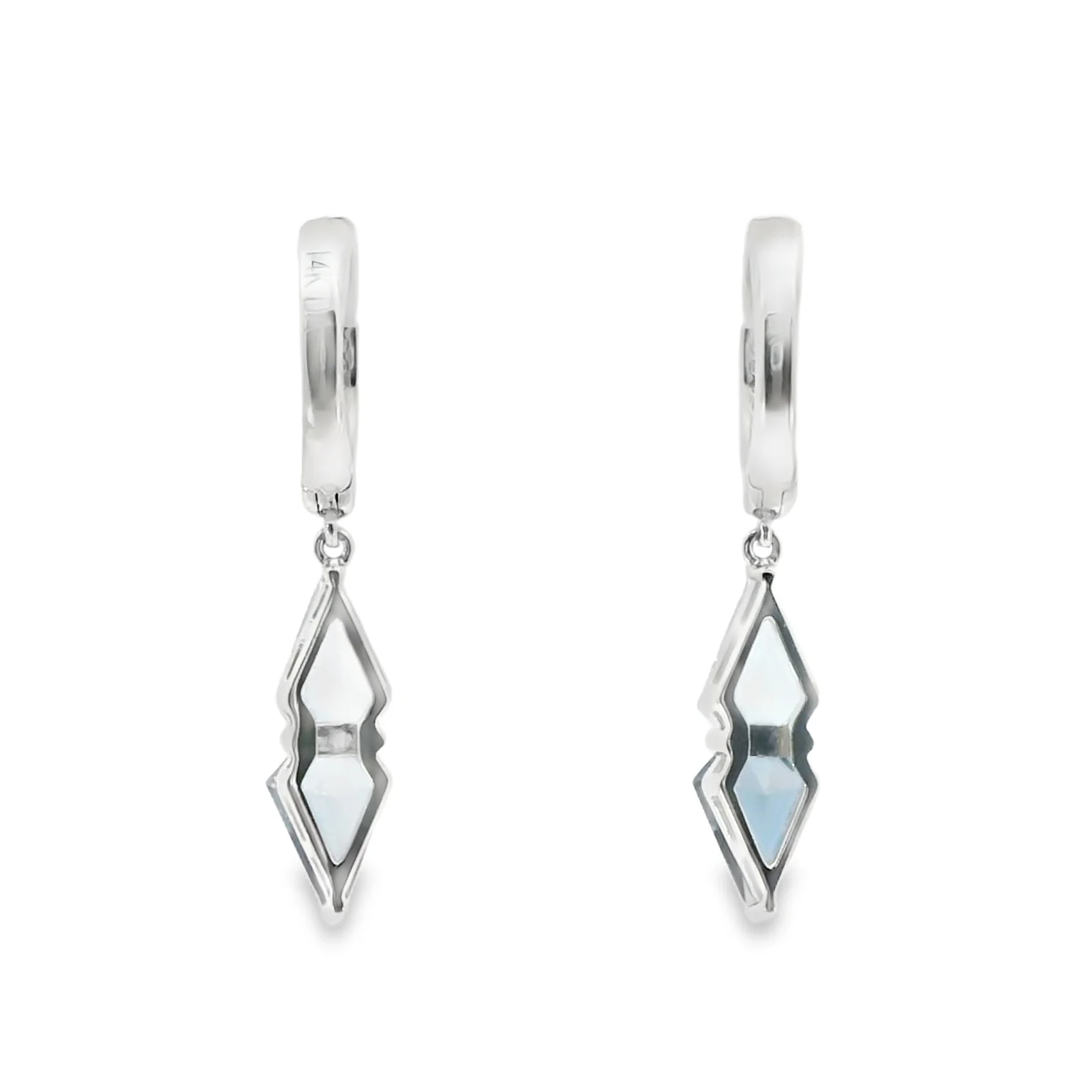 Swiss and London Blue Topaz Earrings - Image 3