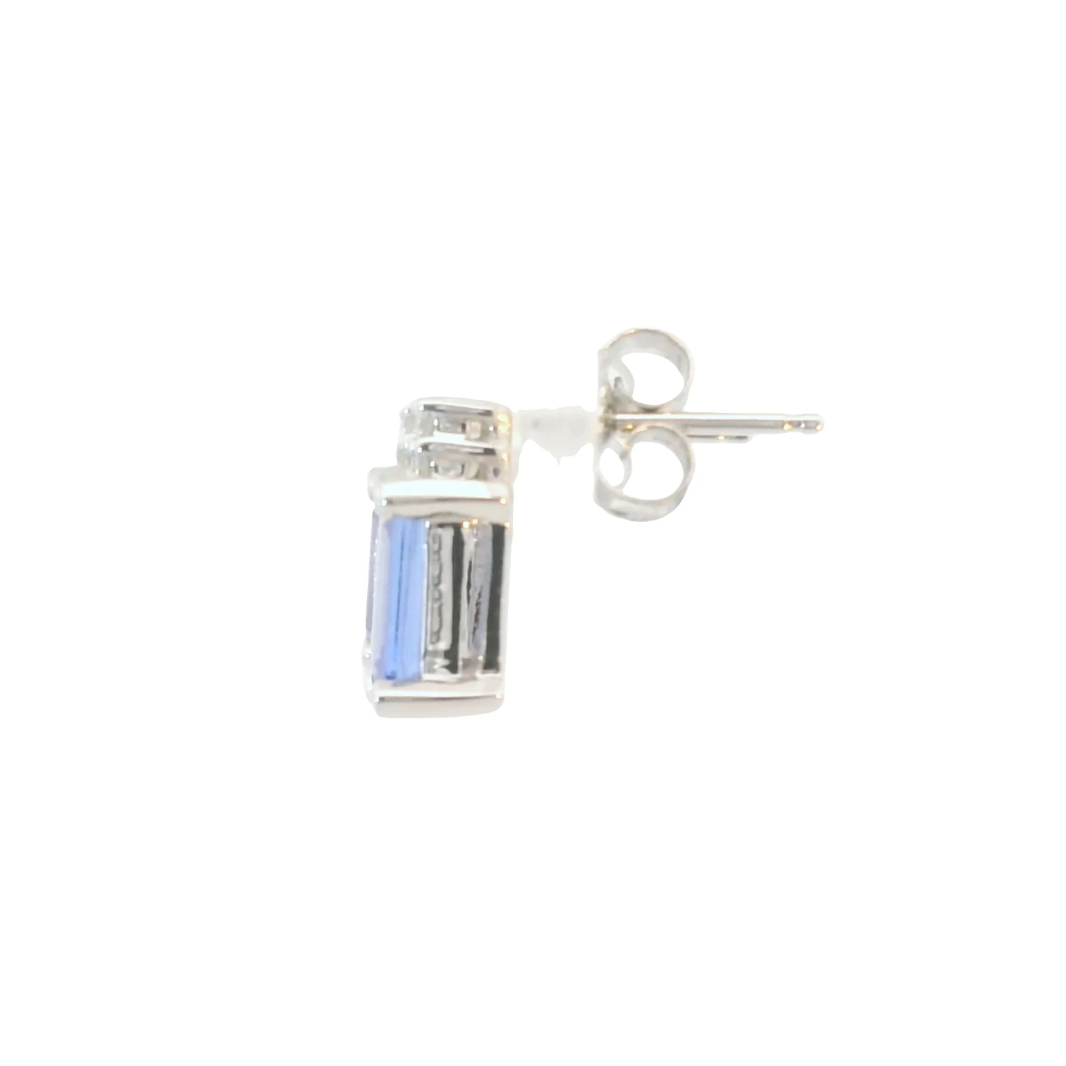 Tanzanite and Diamond Studs - Image 2