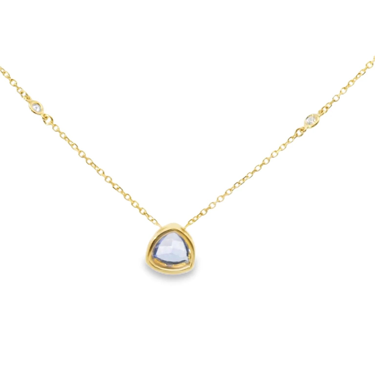Tanzanite Bezel Pendant - Image 3