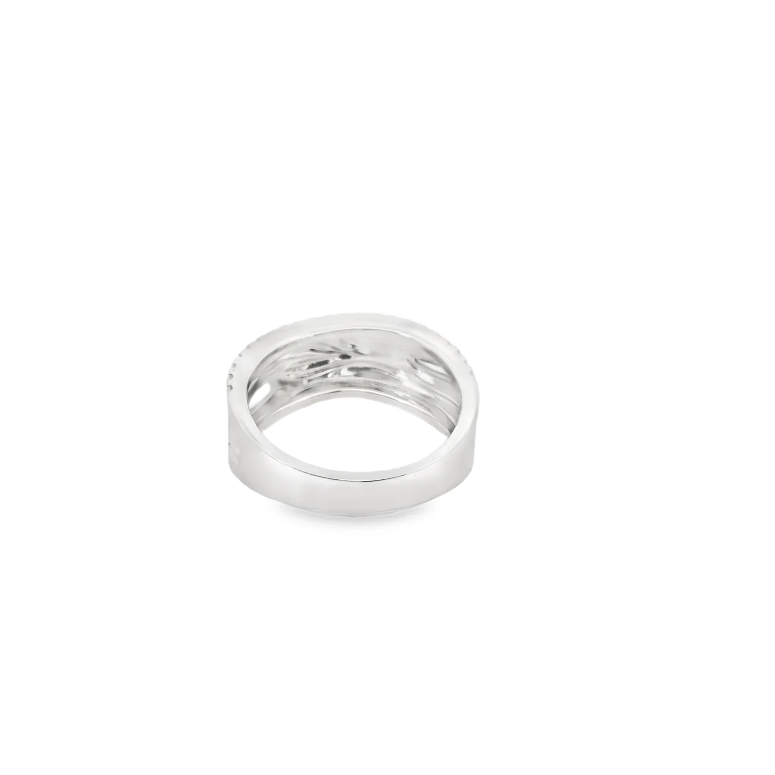 Textured Band with Diamond Accents - Image 3