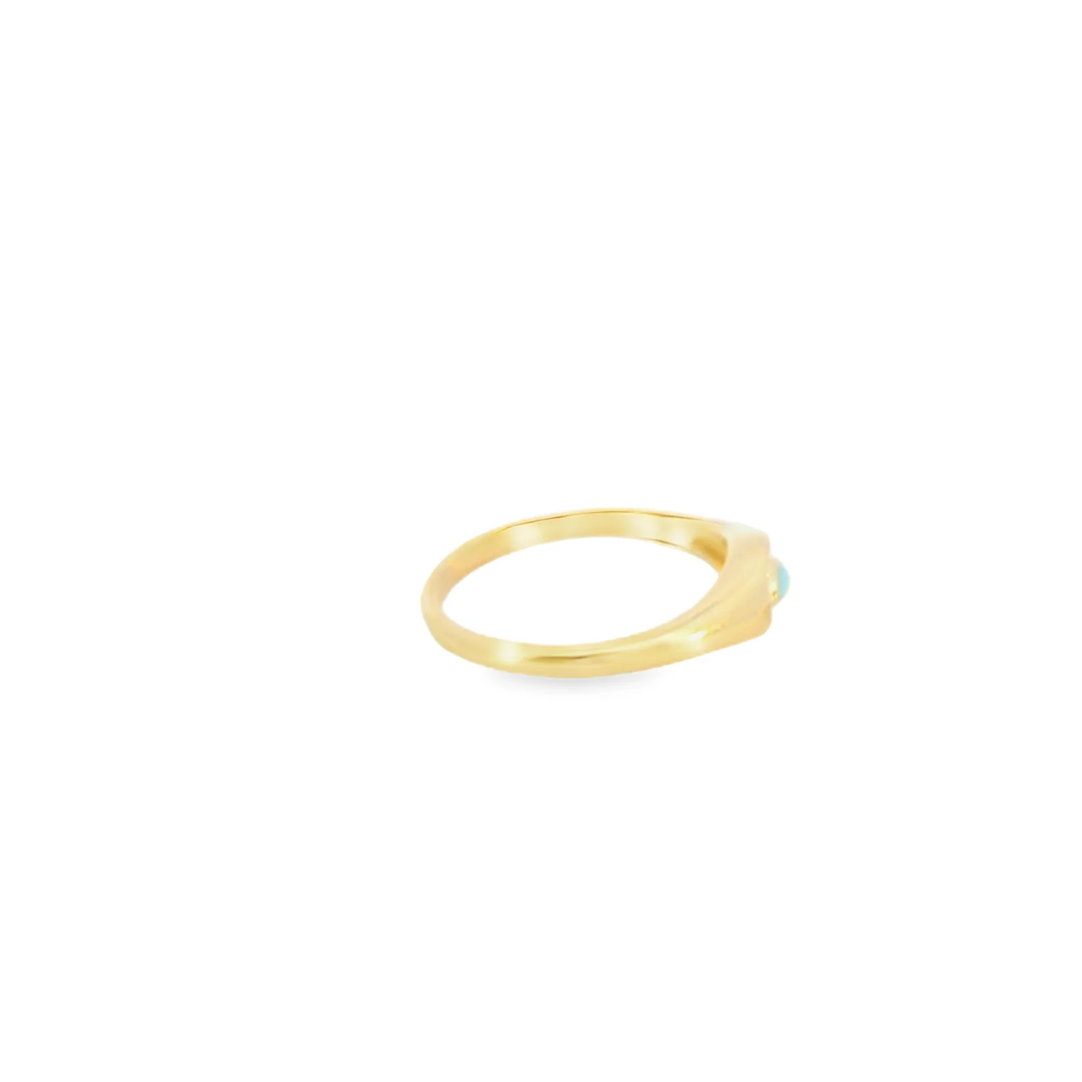 Turquoise Signet Ring - Image 2