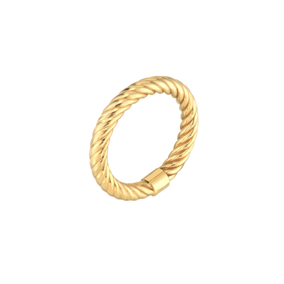 Twisted Rope Tube Ring - Image 3