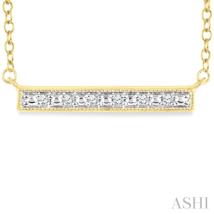 Vermeil Bar Pendant - Image 2