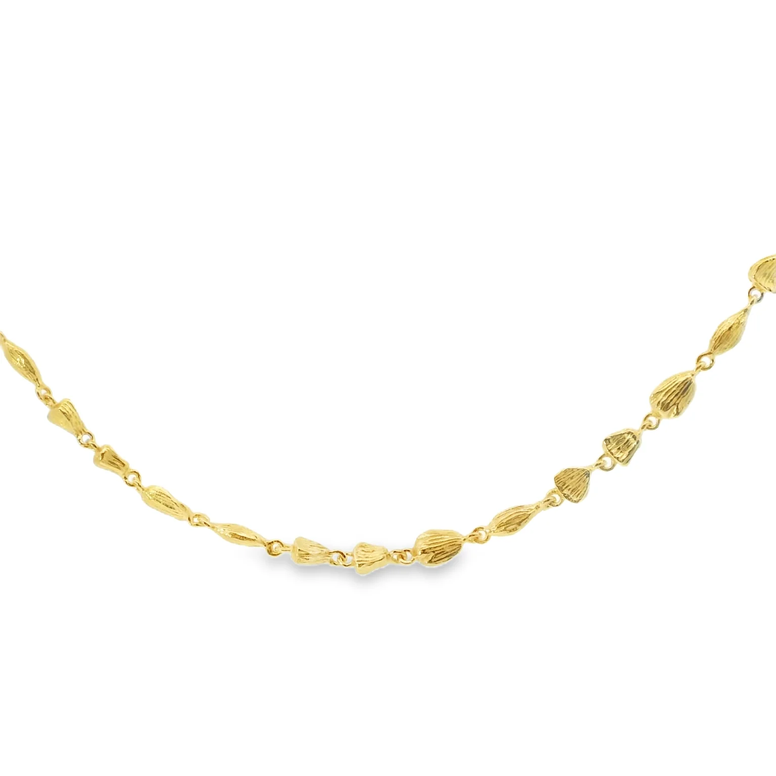 Vermeil Nugget Choker Necklace - Image 3