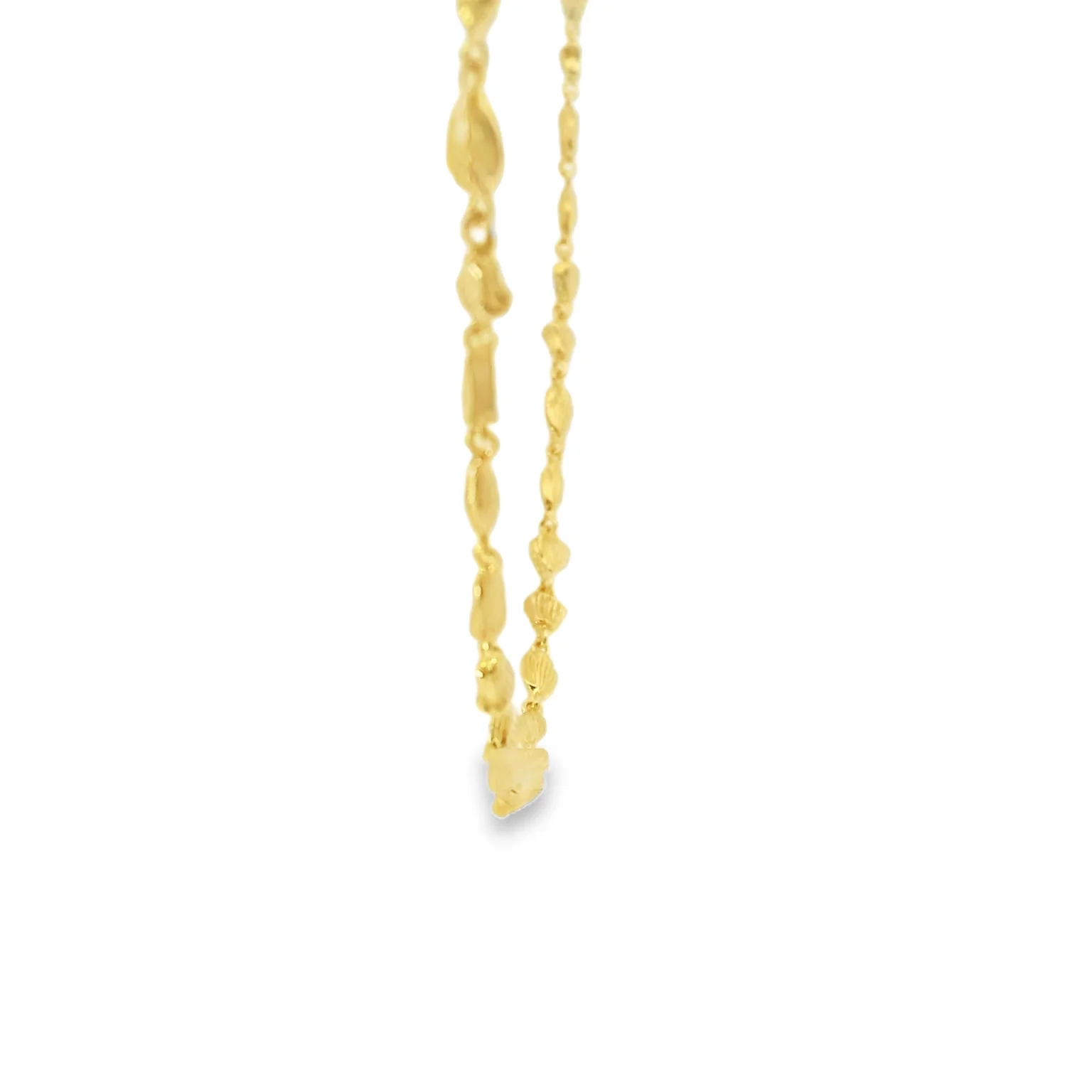 Vermeil Nugget Choker Necklace - Image 4