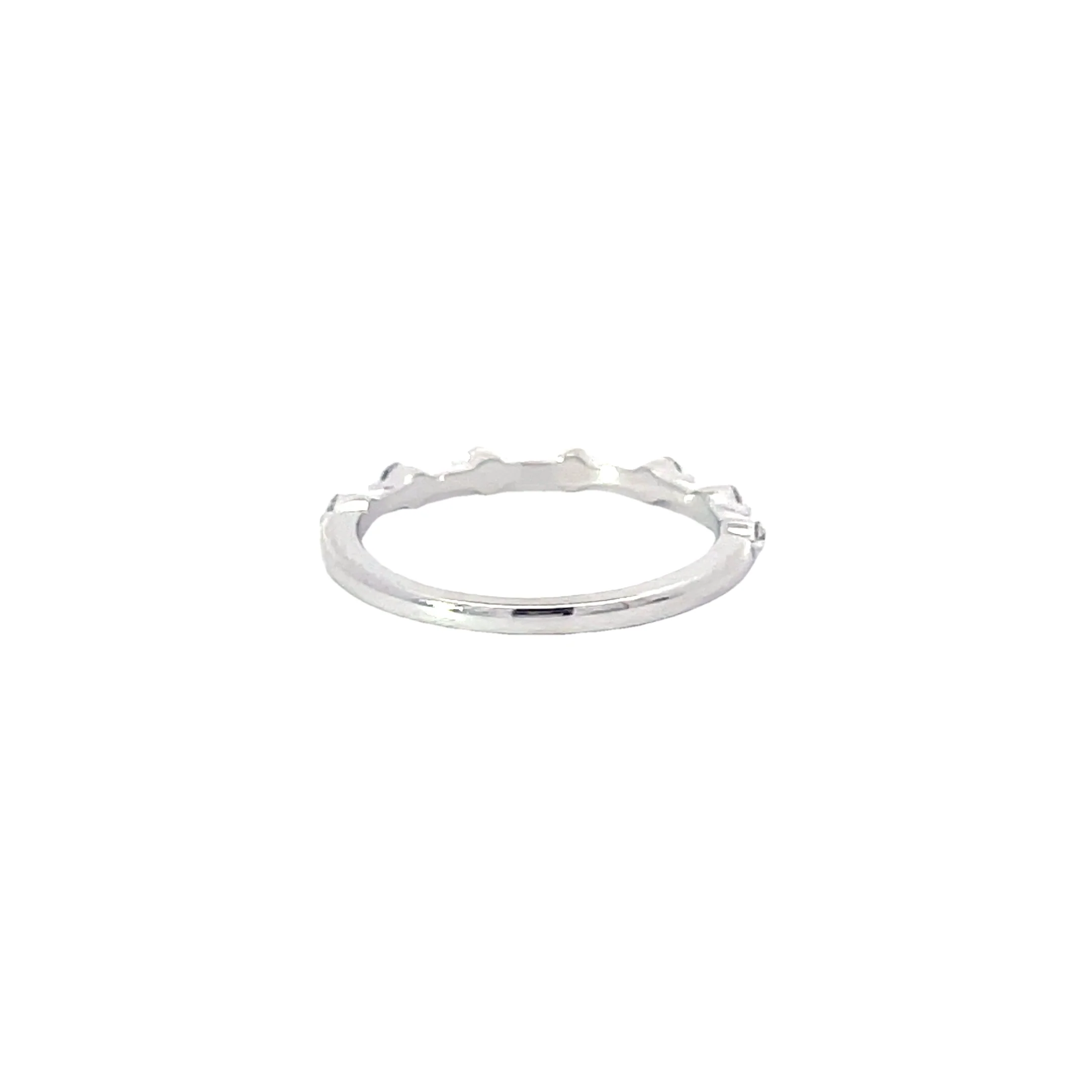White Gold Diamond Band - Image 3