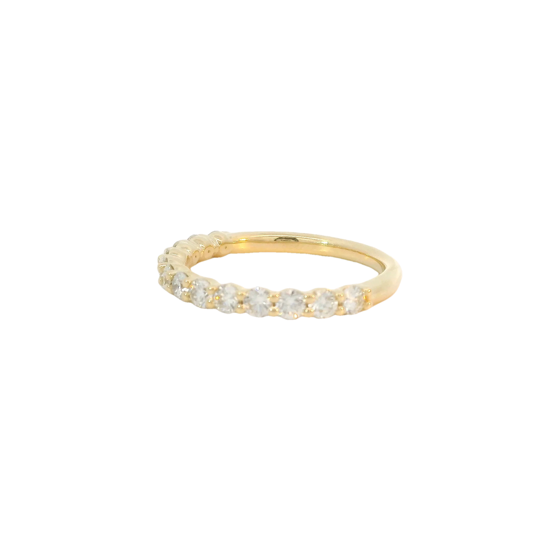 Yellow Gold Diamond Band - Image 2