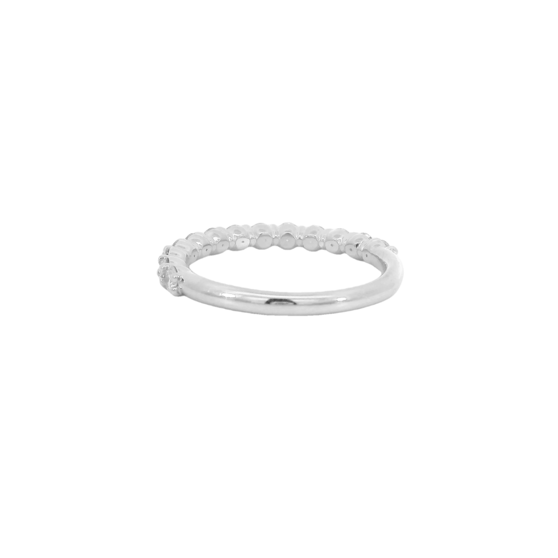 Yellow Gold Diamond Band - Image 3