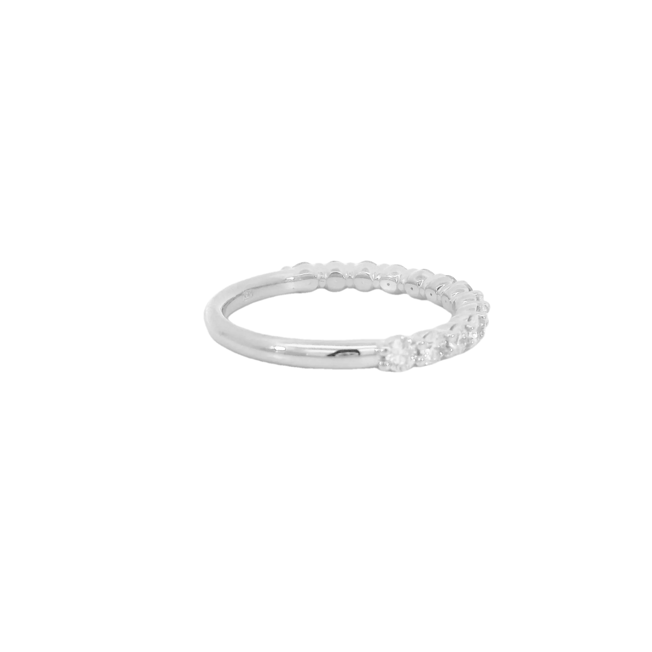 Yellow Gold Diamond Band - Image 4