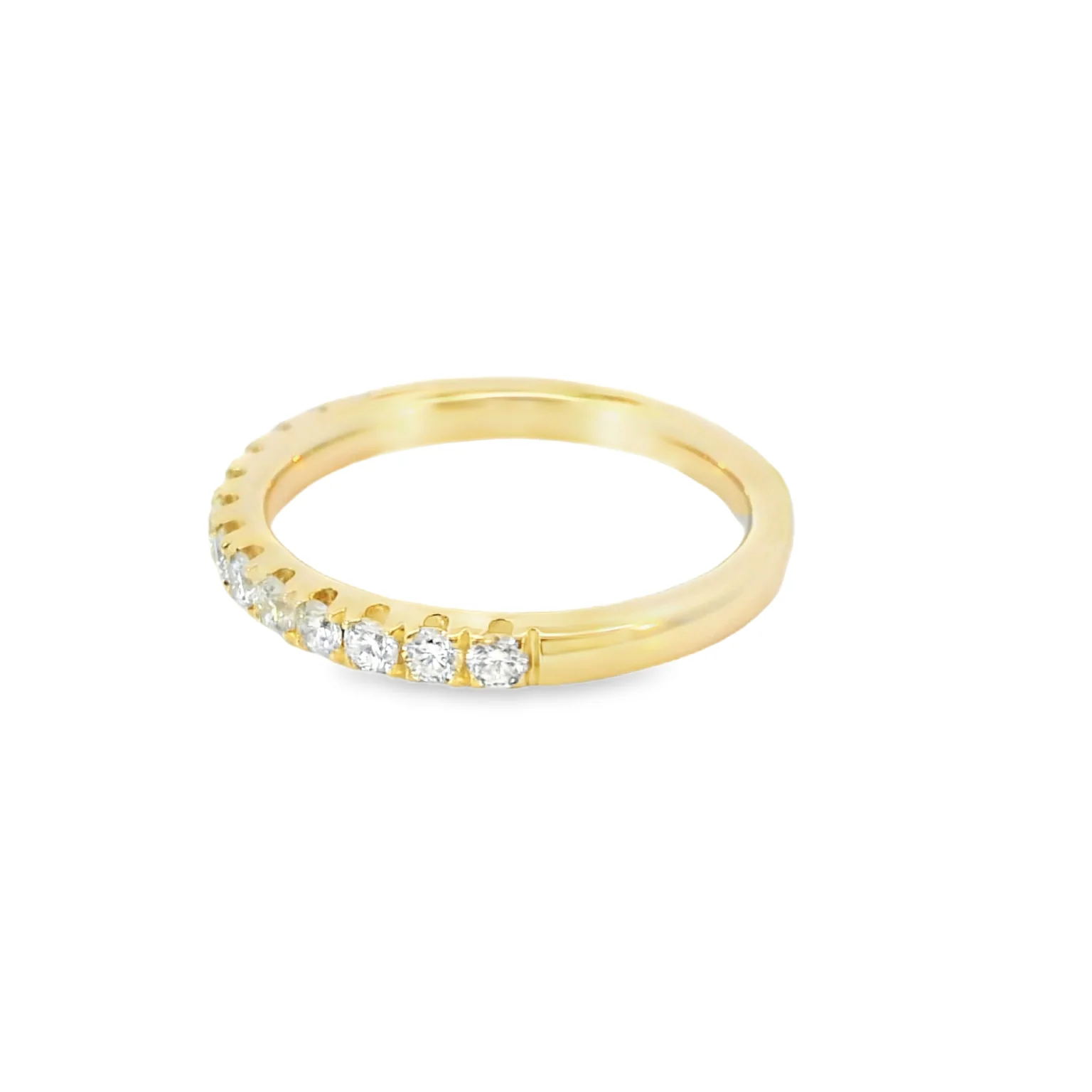 Yellow Gold Diamond Band - Image 2