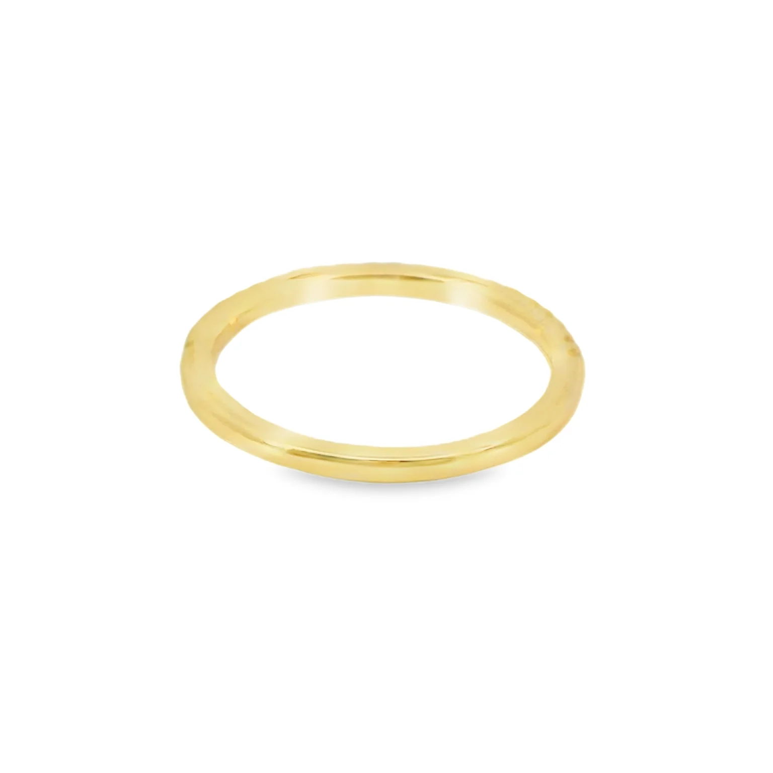 Yellow Gold Lab Grown Diamond Band - Image 3